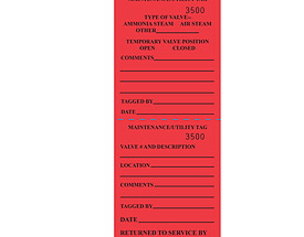 Maintenance Utility Tag