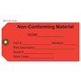 Red Non-Conforming Material Tag