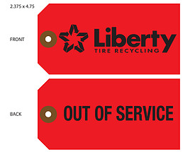 Liberty Out of Service Tag