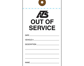 ATS Out of Service Tag