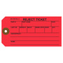 Red Reject Ticket Tag