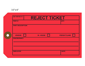 Reject Ticket Tag