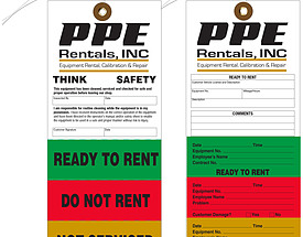 PPE Ready to Rent Tag