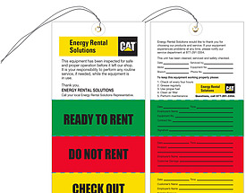 Energy Rental Ready To Rent Tag