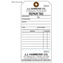 JJ Hammond Custom Repair Tag With Sequential Numbering & Perforations