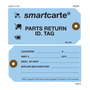 Custom Printed Hang Tag - Smartcarte Parts Return ID.