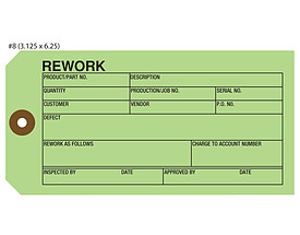 Light Green Rework Tag