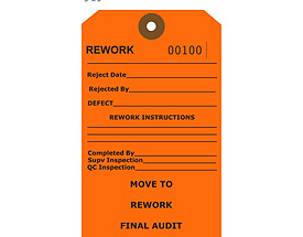 Rework Instructions Tag