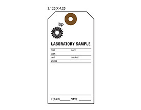 BP Laboratory Sample Tag