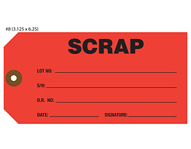 Red Scrap Tag