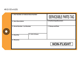 Serviceable Parts Tag