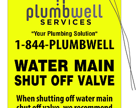 Water Shut Off Tag - Plumbwell Services