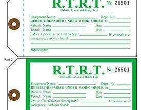 Green Rebuilt, Tested, & Ready Tag