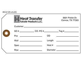 Custom Printed Bale Tags from St. Louis Tag