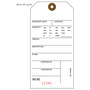 Custom Inventory Hang Tag with Sequential Numbering