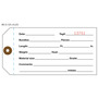 Custom Inventory Hang Tag with Perforation