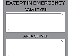 Carbon Dioxide – Medical Equipment Tag