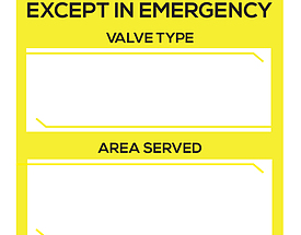 Medical Air – Medical Equipment Tag