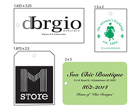 Custom Printed Apparel & Clothing Tags from St. Louis Tag