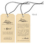 Custom Clipped Corners Hang Tag - Raven & Lily