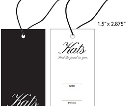 Custom Printed Apparel & Clothing Tag - Kats Boutique