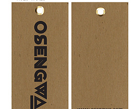 Custom Printed Apparel & Clothing Tag - Oswenga