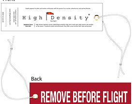 Custom Printed Apparel & Clothing Tag - High Density