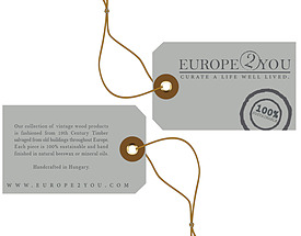 Custom Boutique Hang Tag - Europe To You