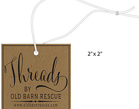 Custom Boutique Hang Tag - Old Barn Rescue