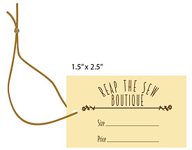 Custom Boutique Hang Tag - Reap The Sew