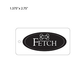Custom Boutique Hang Tag - Fetch