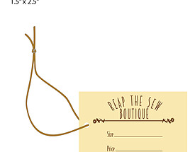 Custom Boutique Hang Tag - Reap The Sew