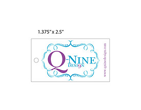 Custom Boutique Hang Tag - Q-Nine Design