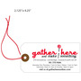 Custom Boutique Hang Tag - Gather Here