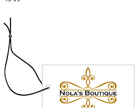 Custom Boutique Hang Tag - Nola Boutique