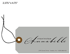 Custom Boutique Hang Tag - Annabelle