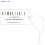 Custom Boutique Hang Tag - Churchills