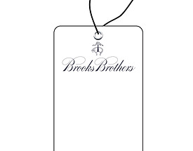 Custom Boutique Hang Tag - Brooks Bros