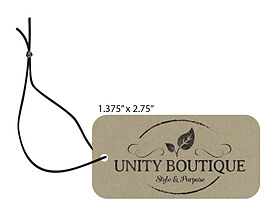 Custom Boutique Hang Tag - Unity Boutique