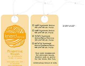 Custom Boutique Hang Tag - Knerd String