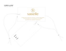 Custom Boutique Hang Tag - Sabelle