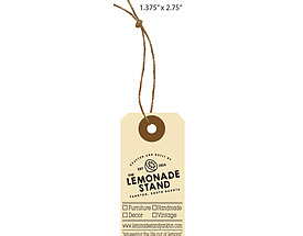 Custom Boutique Hang Tag - The Lemonade Stand