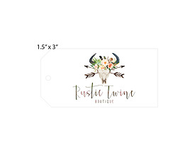 Custom Boutique Hang Tag - Rustic Twine Boutique