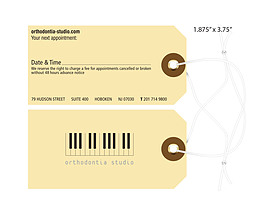 Custom Boutique Hang Tag - CTNP Orthodontics