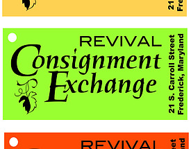 Custom Boutique Hang Tags - Revival Consignment Exchange