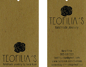 Custom Boutique Hang Tag - Teofilia's