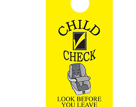 Custom Door Hanger Tag - Child Check