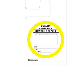 Custom Door Hanger Tag - Quality Assurance