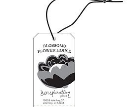 Custom Floral Tag - Blossom's Flower House