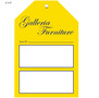 Custom Furniture Hang Tag - Yellow Galleria Furniture